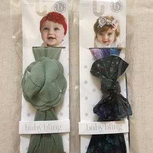 Baby Bling Bows set of 2 NEW